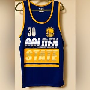 Steph Curry #30 NBA Golden State Warriors Jersey, Blue & Gold, Size L